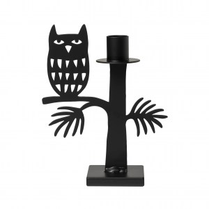 910766 Owl Candle Holder